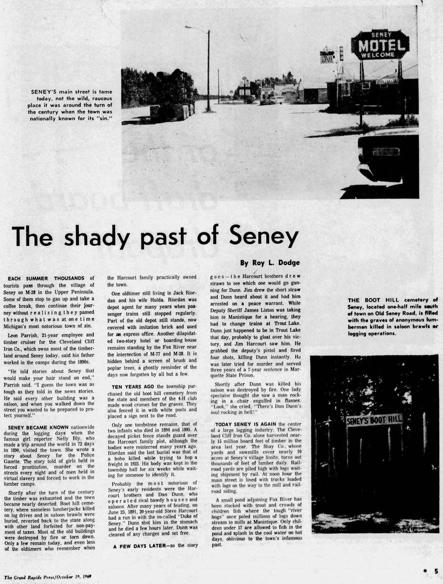 Fox River Motel - Oct 19 1969 Article (newer photo)
